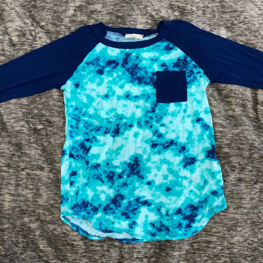 Tie Dye 3/4 Sleeve T-shirt